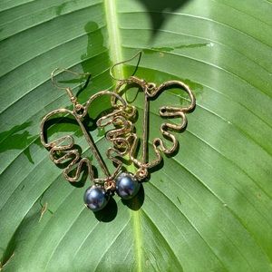 Hawaiian gold filled earrings